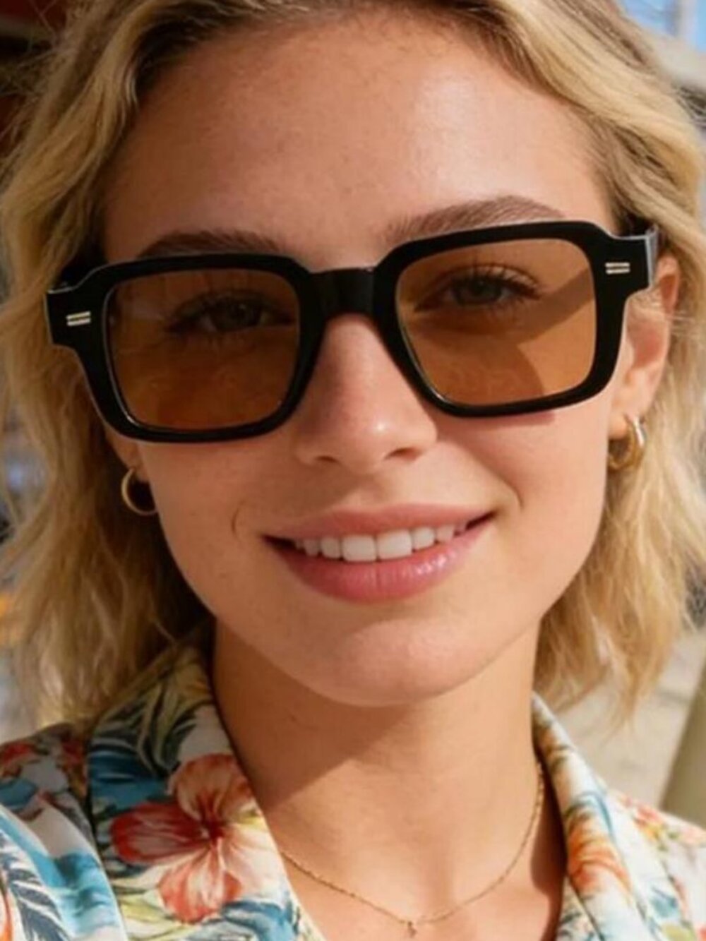 Square Big Frame Sunglasses